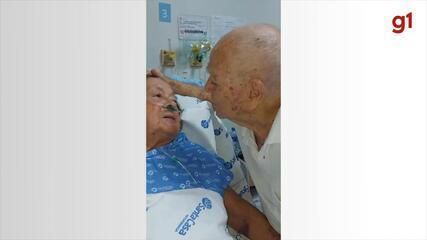 Odileta e Paschoal, casal que viveu 74 anos juntos, faleceram no mesmo dia em Votuporanga. Reprodução: Luciano Leal/Arquivo pessoal