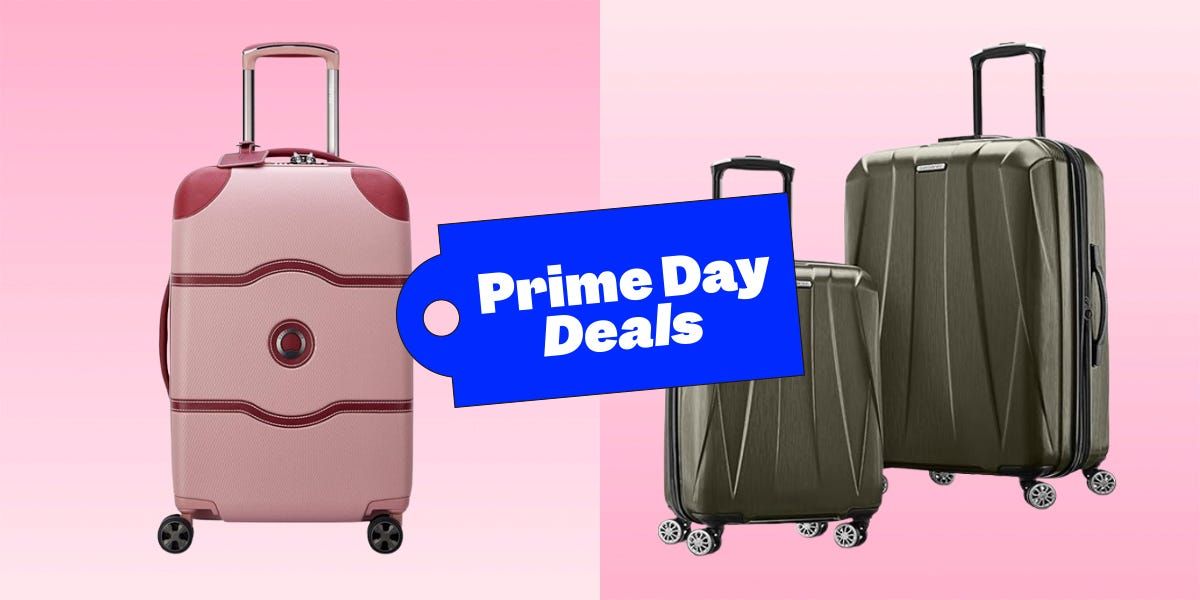 As ofertas do Prime Day incluem malas Delsey e Samsonite com até 50% de desconto. Reprodução: Business Insider