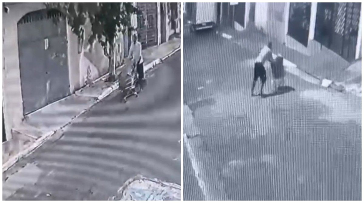 Polícia identifica homem que transportou corpo de mulher em carrinho pela zona leste de SP.. Reprodução: G1