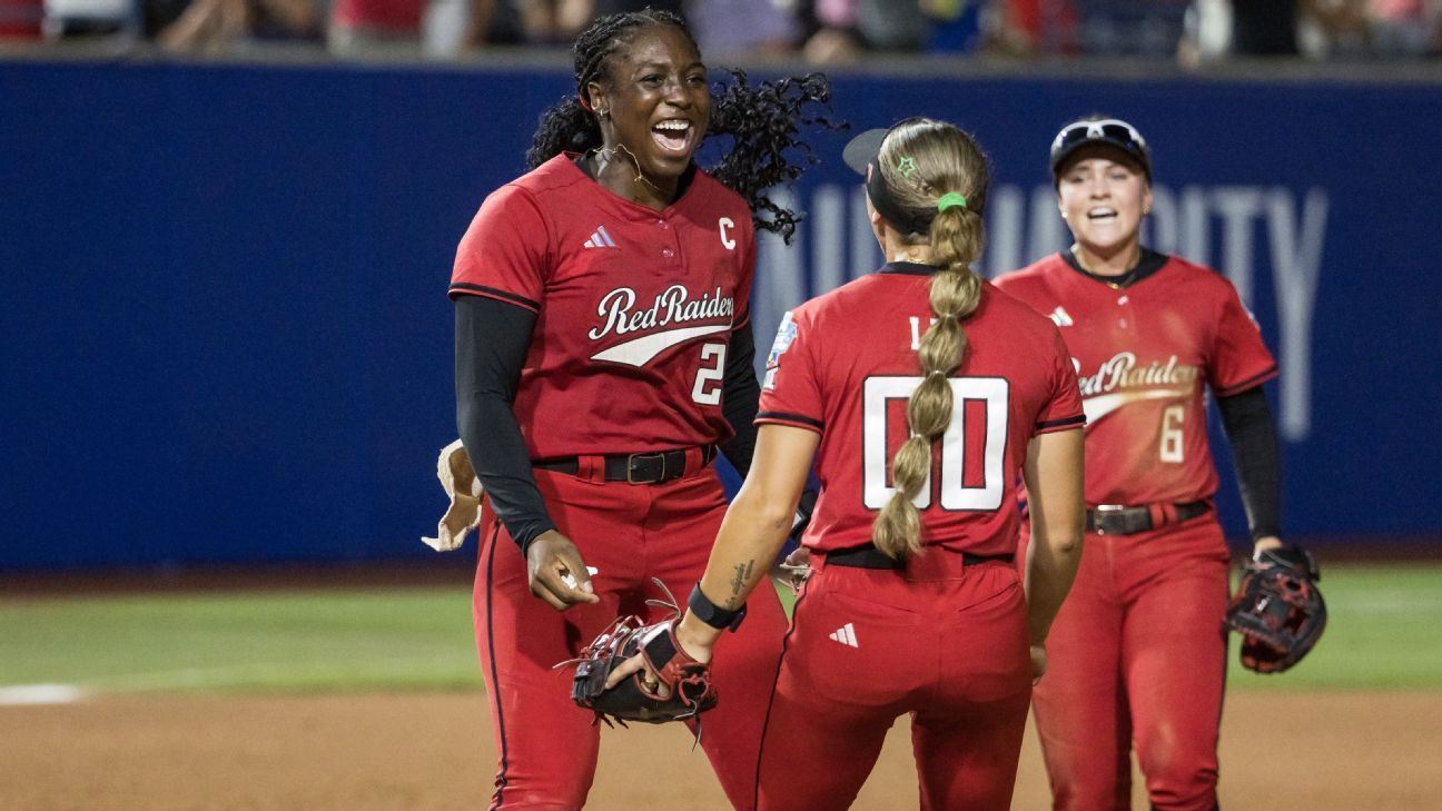 Canady leva Texas Tech à final do WCWS em rematch contra Texas