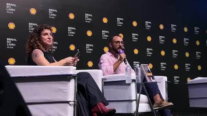 Autores debatem a relação entre novelas e literatura em painel da Bienal do Livro 2025. Reprodução: Gshow
