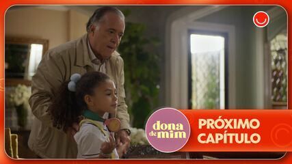 Abel e Sofia compartilham um momento emocionante sobre paternidade em Dona de Mim. Reprodução: Globo