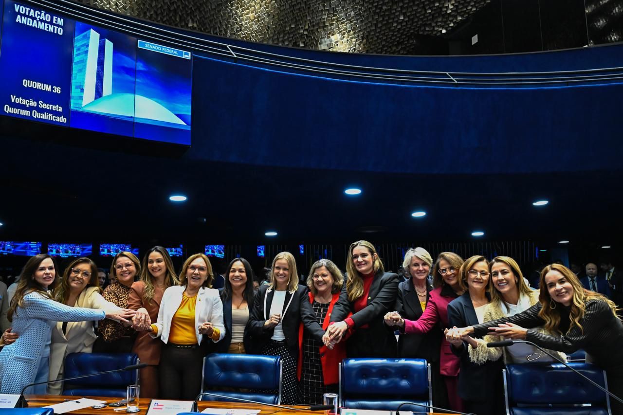 Senadora Dra. Eudócia destaca a aprovação de sete autoridades, com ênfase na participação feminina em cargos de liderança.; Reprodução: Assessoria