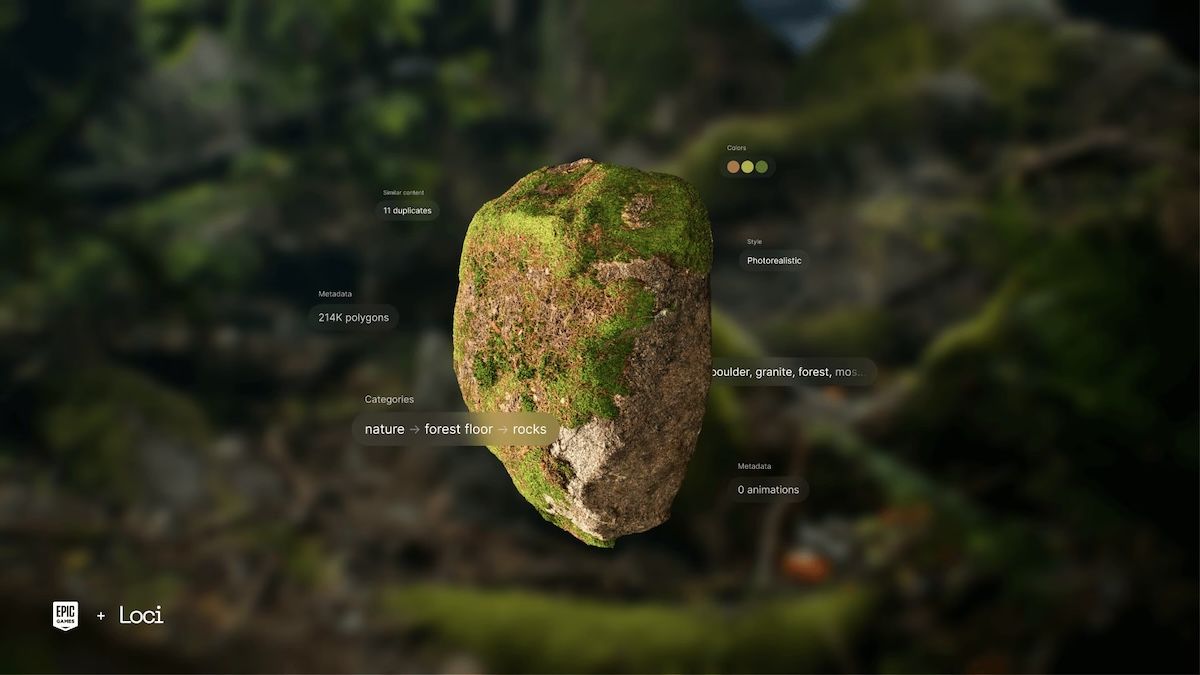 Epic Games adquire Loci para aprimorar a etiquetagem de ativos 3D com IA. Reprodução: TechCrunch