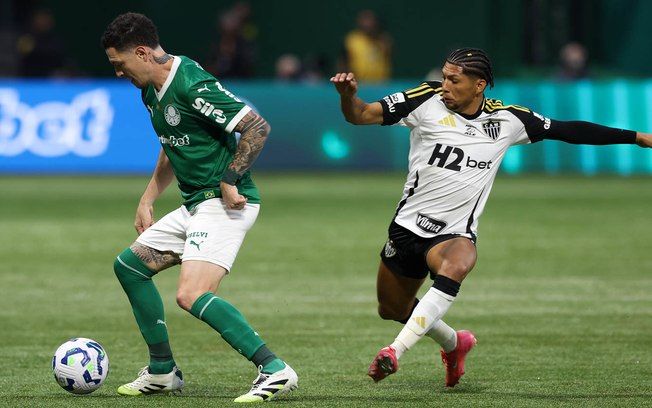 Torcida do Palmeiras protesta nas redes sociais contra retorno de Rony após rescisão com o Galo. Reprodução: Cesar Greco