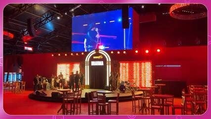 Camarote da Brahma oferece luxos e entretenimento na Festa do Peão de Barretos. Reprodução: Globo