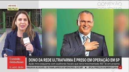 Sidney Oliveira, dono da Ultrafarma, é preso em operação do MP em São Paulo. Reprodução: g1