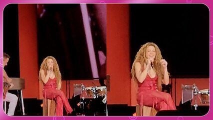 Shakira adia show em San Antonio minutos antes da apresentação devido a problemas estruturais. Reprodução: Globo