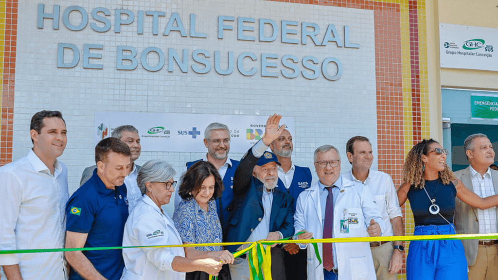 Lula reinaugura emergência do Hospital de Bonsucesso