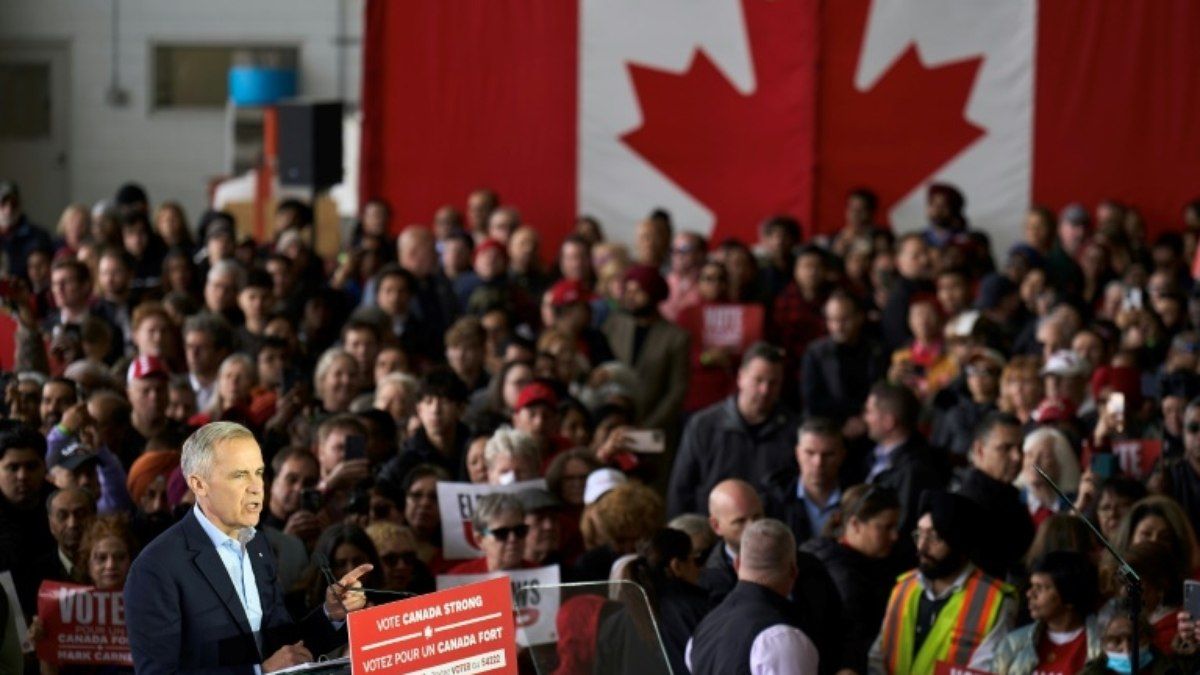 Canadenses iniciam votação para eleger o novo primeiro-ministro. Reprodução: AFP
