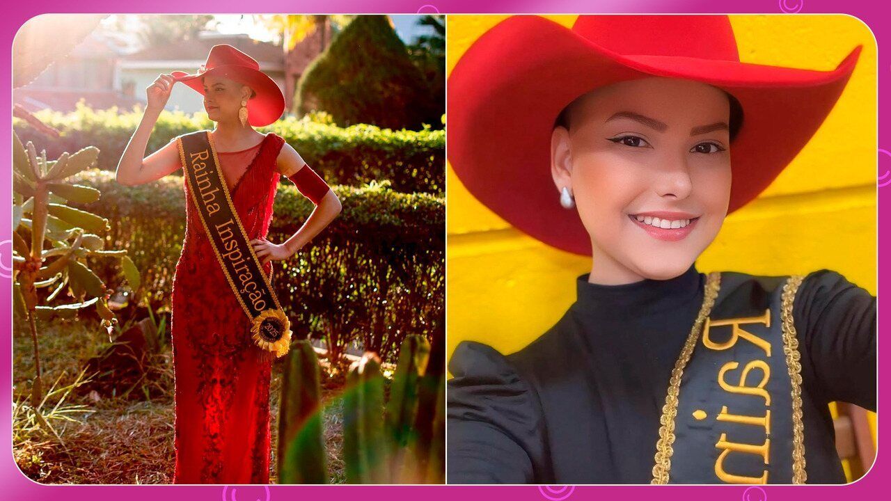 Camila Trevisol, rainha de rodeio, falece aos 22 anos após batalha contra o câncer. Legenda da imagem. Reprodução: Globo