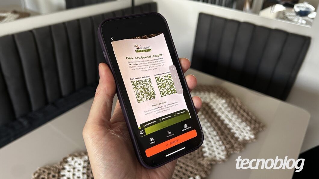 Microsoft Lens, aplicativo de digitalização, será descontinuado até dezembro de 2025. Reprodução: Tecnoblog