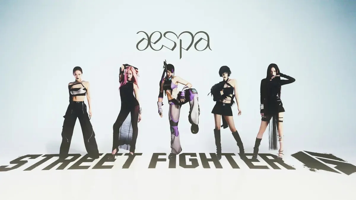 Juri ganha novos visuais inspirados na parceria entre Street Fighter 6 e aespa.; Legenda da imagem. Reprodução: GosuGamers