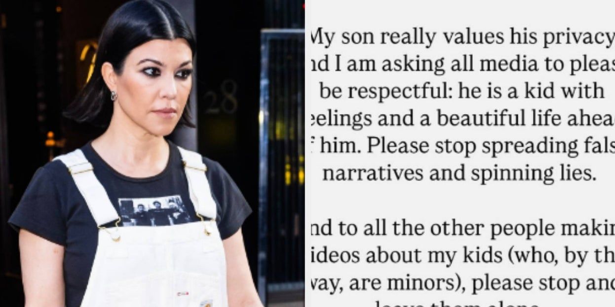 Kourtney Kardashian desmente rumores sobre filho ser pai