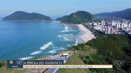 Guarujá inicia celebrações dos 91 anos de emancipação político-administrativa com diversas atividades. Reprodução: Globo