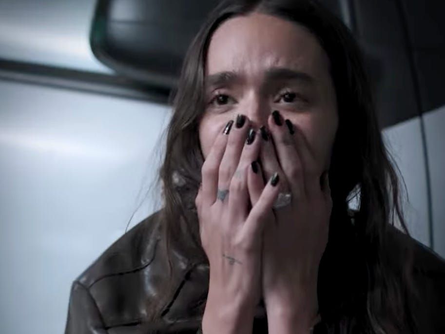 Momentos de Terror: mulher grávida sozinha em estacionamento abandonado no ViX. Reprodução: Retorno do item 11