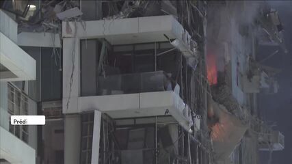 Flavia Szafir e família se abrigam em quarto de segurança durante bombardeios na Israel. Reprodução: Globo