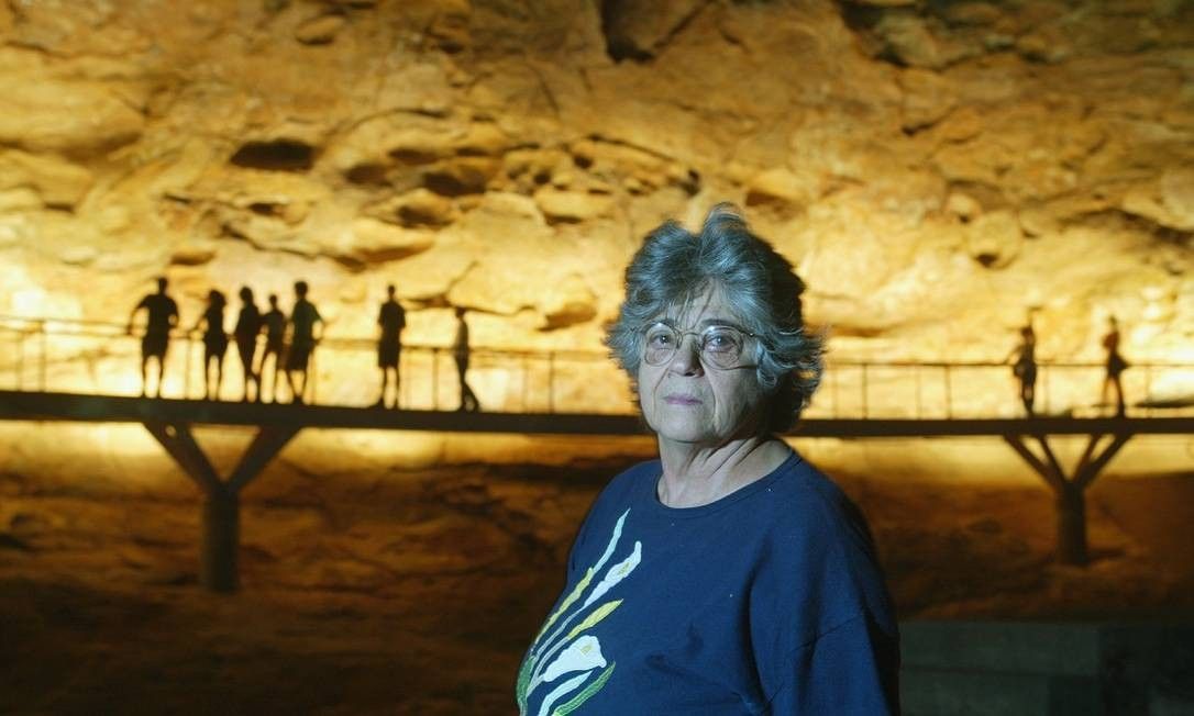 Arqueóloga Niède Guidon, defensora da Serra da Capivara, faleceu aos 92 anos. Reprodução: Globo.