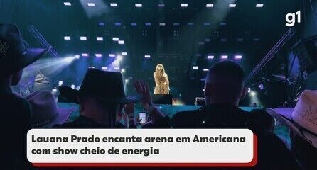 Lauana Prado encanta público com seu show autoral na Festa do Peão de Americana. Reprodução: Globo