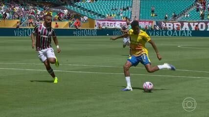 Fluminense empata com Mamelodi Sundowns e avança às oitavas da Copa do Mundo de Clubes. Reprodução: Globo