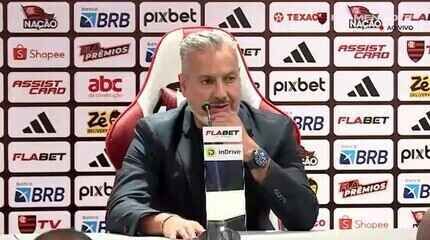 José Boto destaca sua missão difícil de reforçar o Flamengo com investimentos recordes. Reprodução: Globo