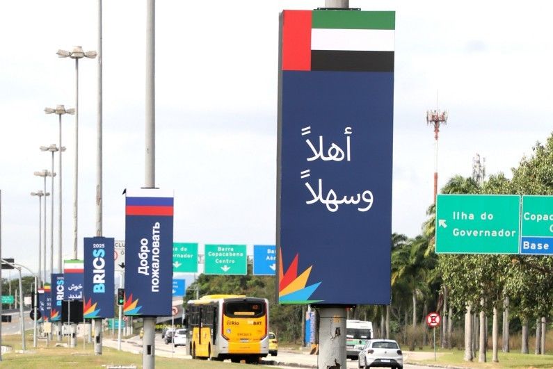 Cúpula do Brics reúne delegações de 28 países no Rio de Janeiro.; Reprodução: O Globo