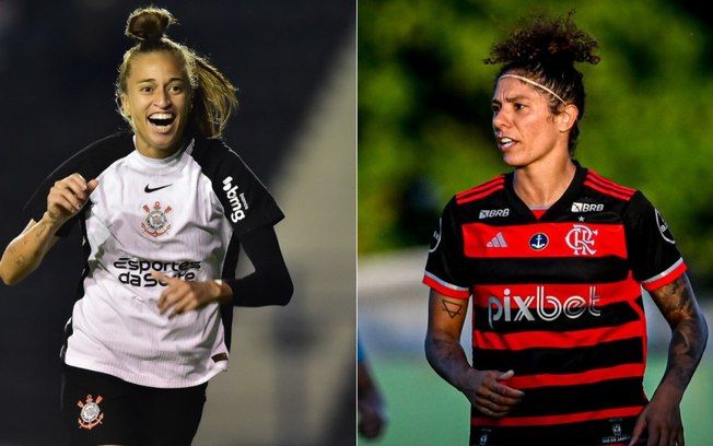 Corinthians e Flamengo se enfrentam em duelo do Brasileirão Feminino. Reprodução: ig.com.br