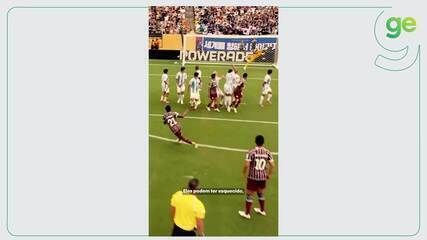 Fluminense e outros clubes brasileiros são celebrados após avançarem às oitavas da Copa do Mundo de Clubes. Reprodução: Globo