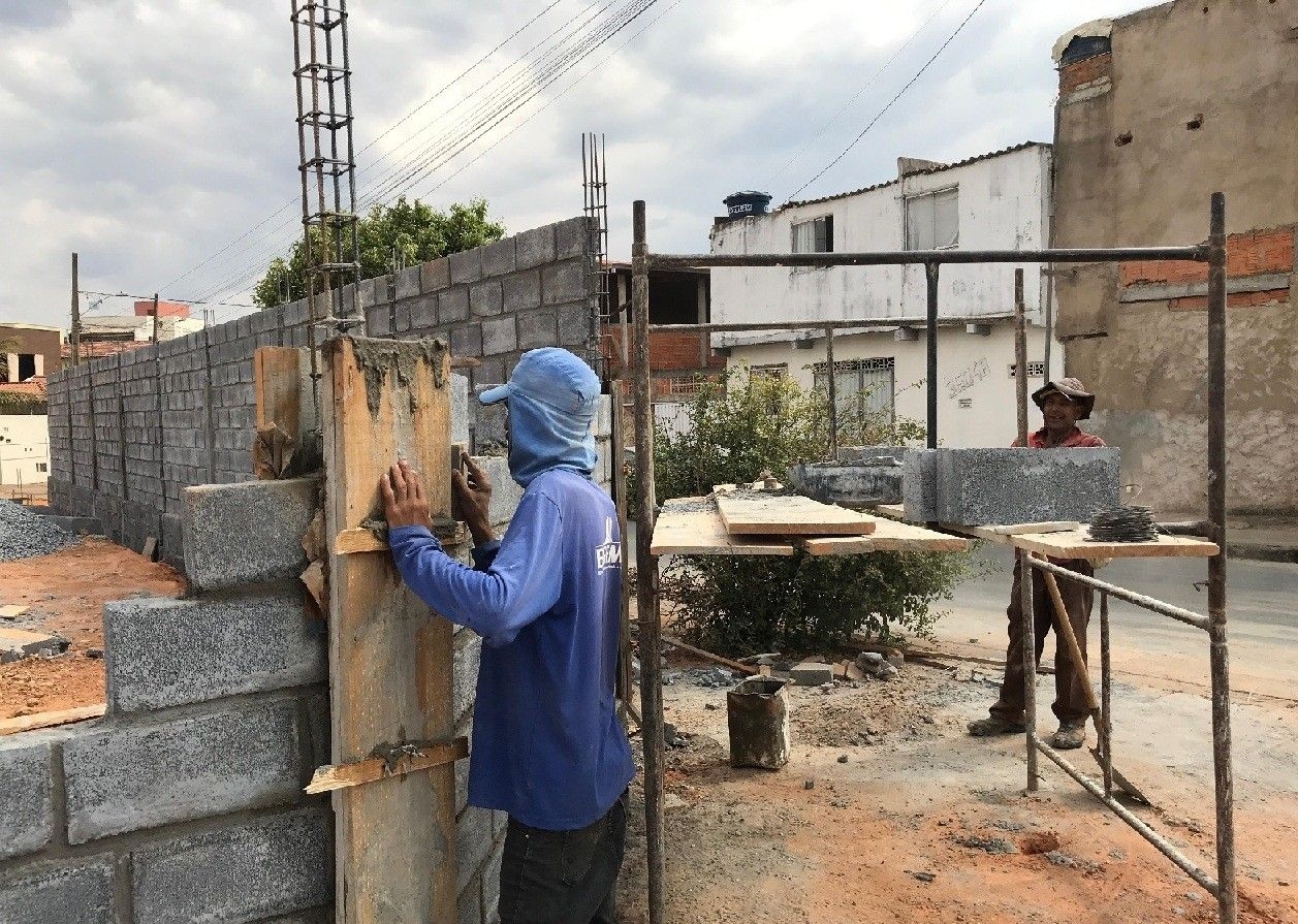 Obras do CAPS AD III em Montes Claros, Canelas, em fase avançada, com atendimento 24h para dependentes químicos. Legenda da imagem. Reprodução: Retorno do item 11