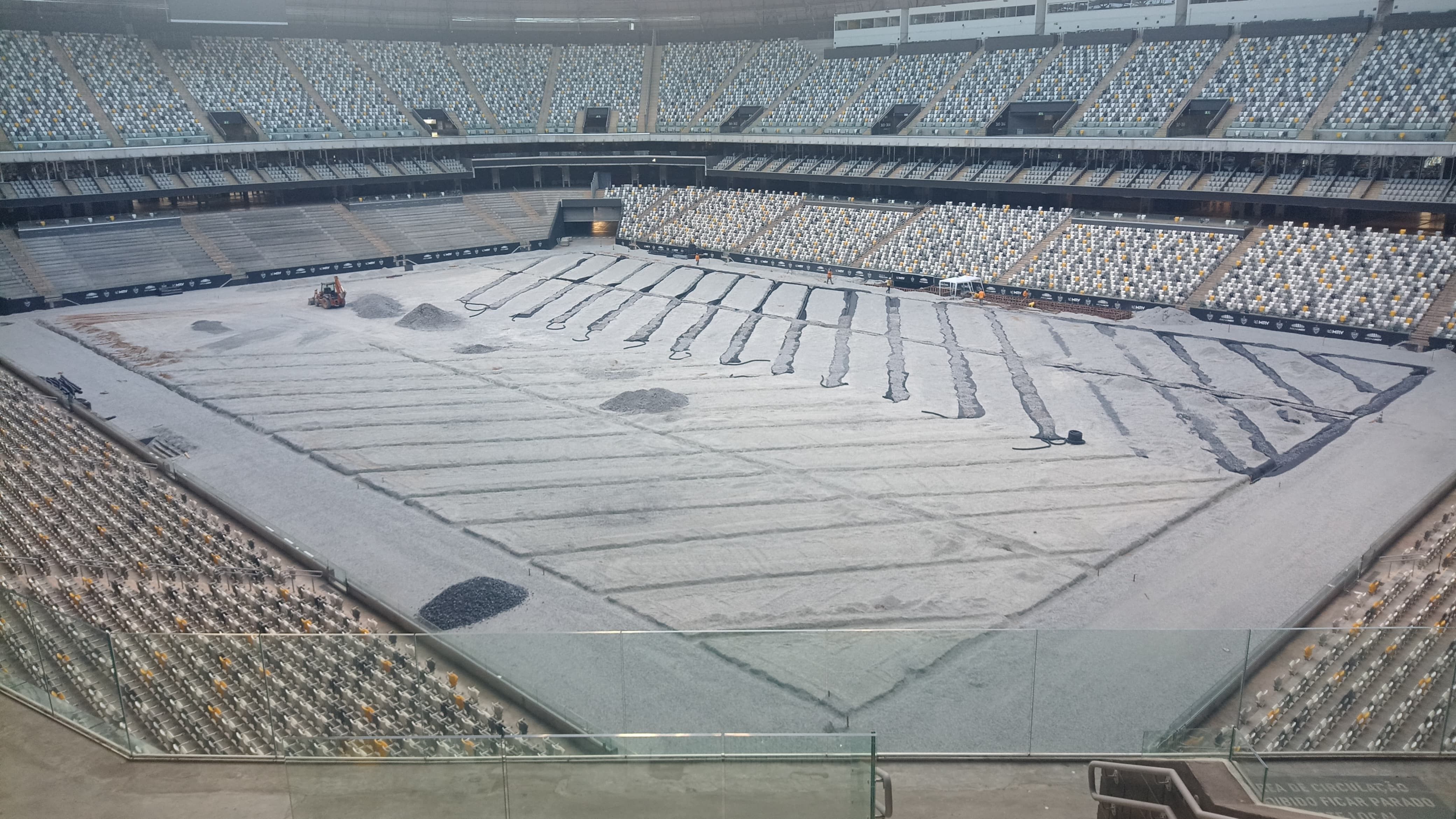 Atlético-MG avança em melhorias na Arena MRV