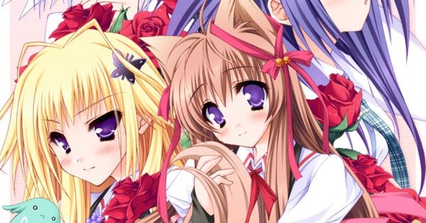 Imagem do jogo 'Tayutama: It's Happy Days', lançado pela Lump of Sugar em 2009. Reprodução: Anime News Network