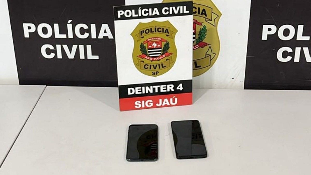 Homem é preso ao tentar vender celular furtado à dona em Jaú.. Reprodução: G1