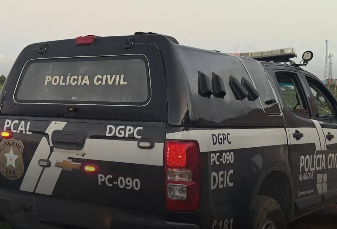 Polícia Civil prendeu suspeito de assassinato durante discussão em feira em Teotônio Vilela. Reprodução: Alagoas 24 Horas