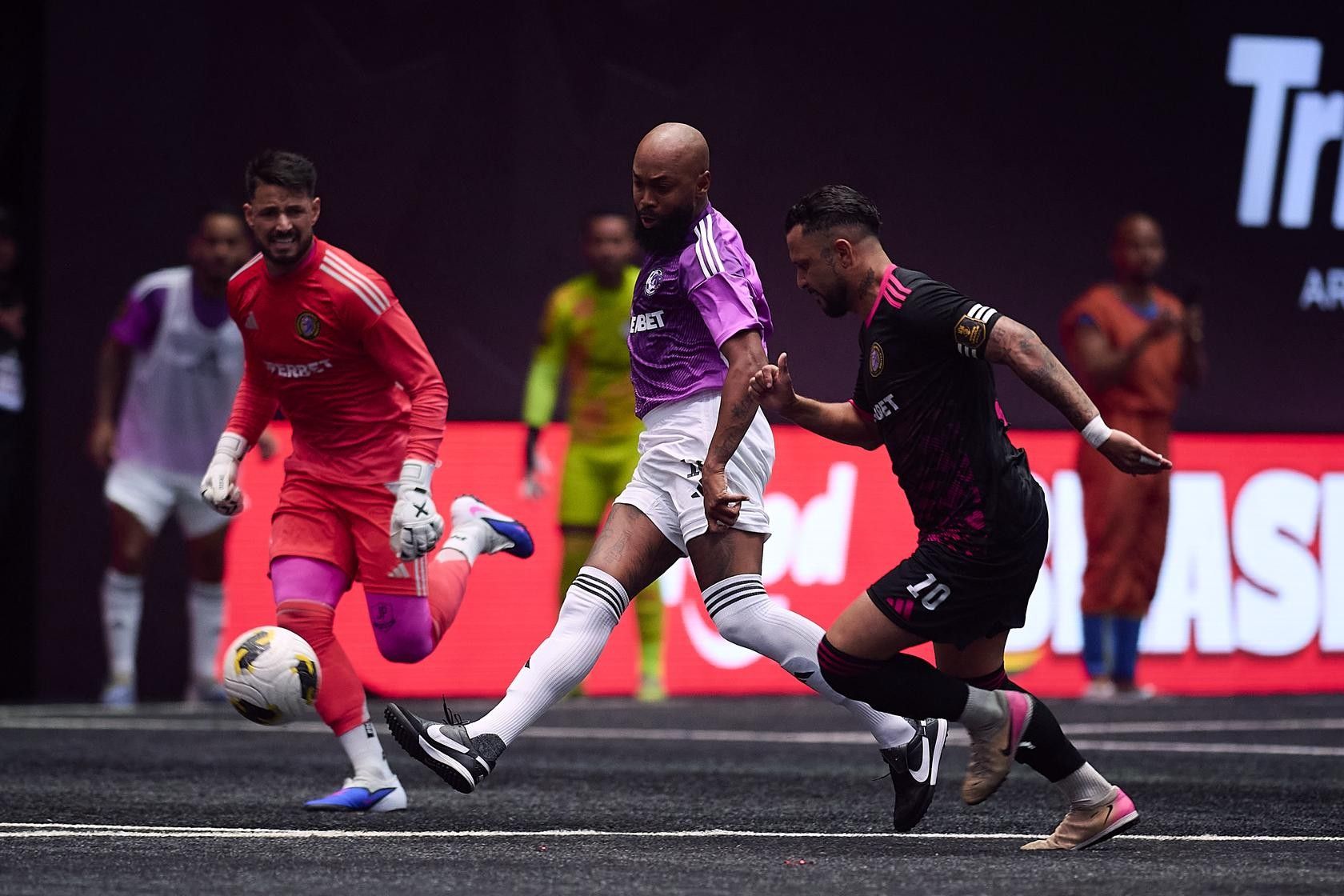 [G3X goleia Furia na Kings League em noite do 100º gol do astro]. Reprodução: Ge