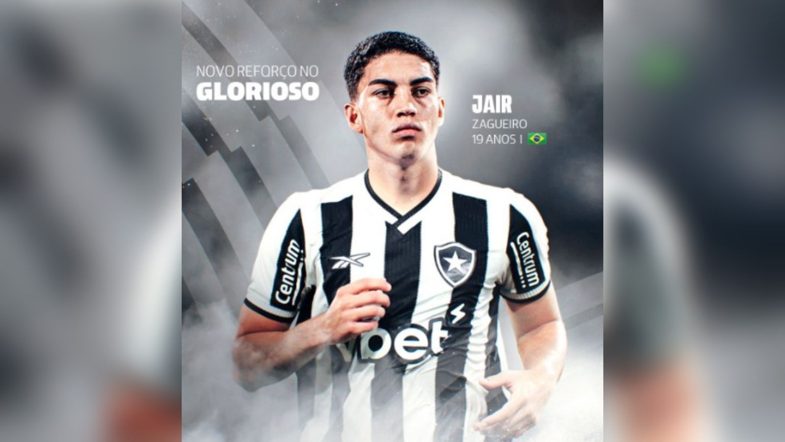 Botafogo confirma contratação de Jair ex-zagueiro do Santos