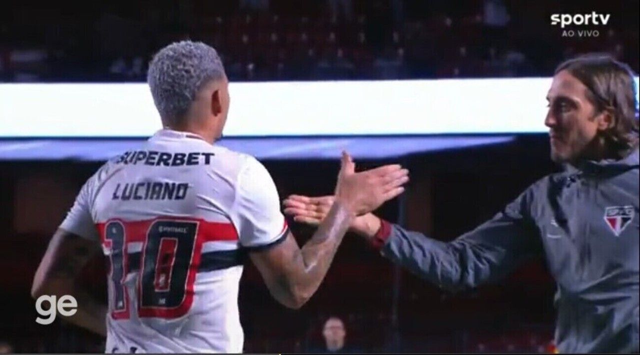 Partida no Morumbi termina em 2 a 1 e deixa tudo em aberto para o jogo de volta. Reprodução: Globo