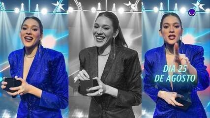 Ana Clara e Michel Teló revelam detalhes da nova temporada do Estrela da Casa. Reprodução: Globo