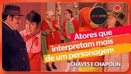 Atores de Chaves e Chapolin que interpretaram mais de um personagem nas séries. Reprodução: Globo