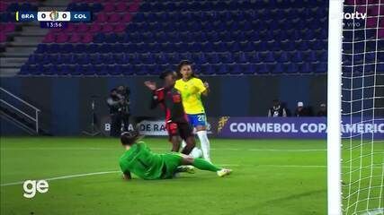 Brasil busca seu nono título na final da Copa América Feminina contra a Colômbia; Legenda da imagem. Reprodução: Globo