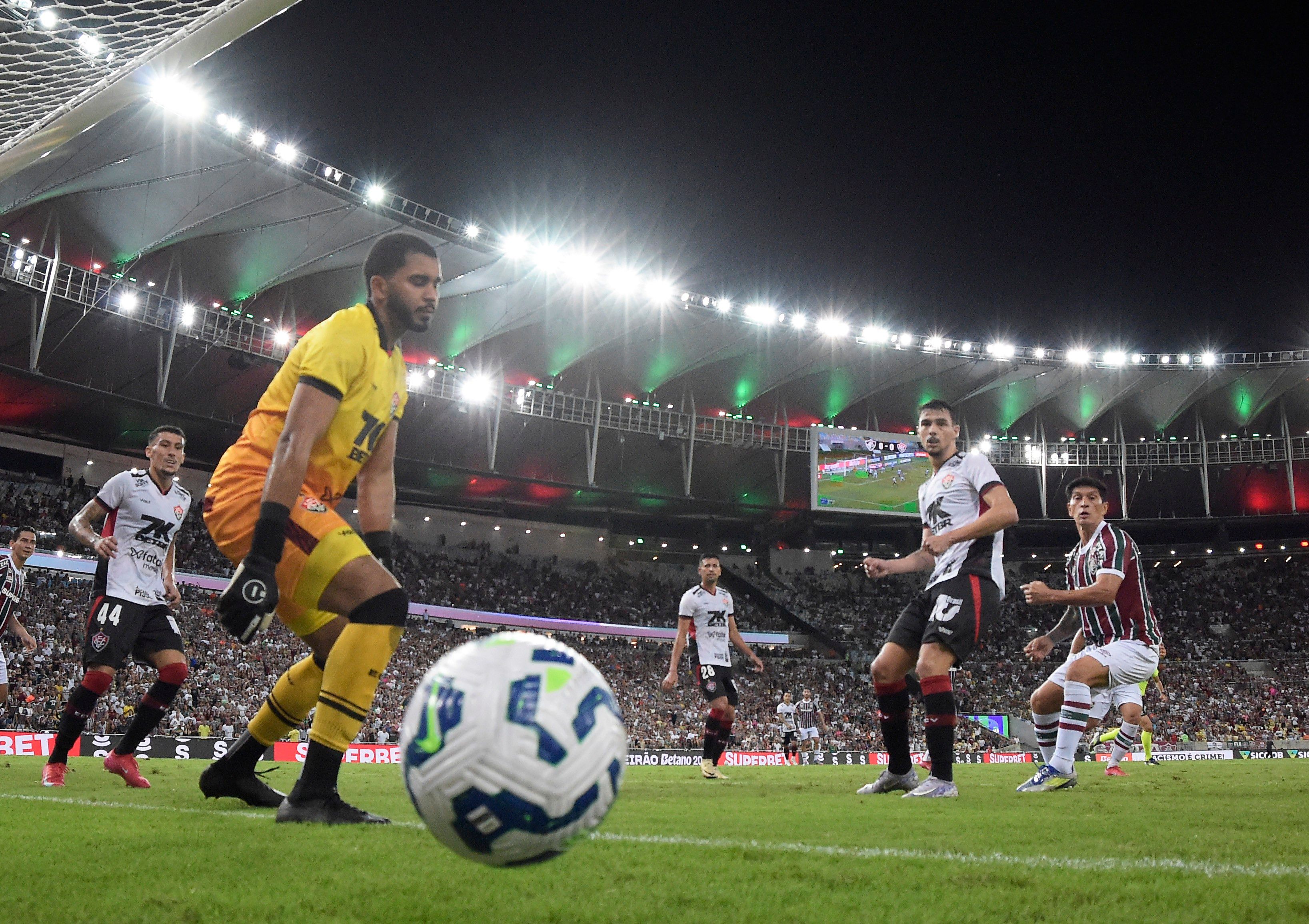 Tricolor domina jogo, mas falha na finalização impede a vitória. Reprodução: Globo