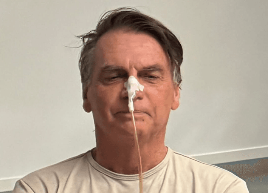 Ex-presidente Bolsonaro durante viagens programadas pelo PL em sete estados. Reprodução: CNN Brasil