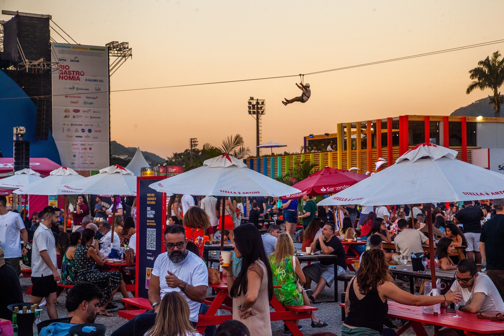 Celebração dos 15 anos do Rio Gastronomia com pratos, shows e atividades no Jockey Club Brasileiro. Reprodução:  Globo