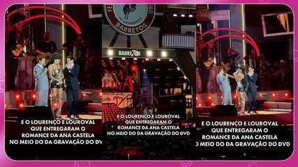 Ana Castela é surpreendida por dupla sertaneja ao mencionar Zé Felipe. Reprodução: Gshow