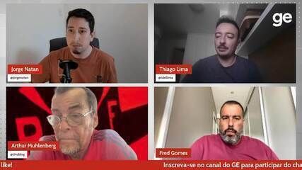 Análise do podcast sobre a escolha de Wallace Yan para o último pênalti na eliminação do Flamengo. Reprodução: Globo