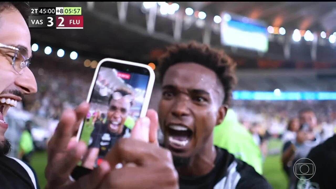 [Vasco vence o Fluminense e gera memes na internet]. Reprodução: Ge
