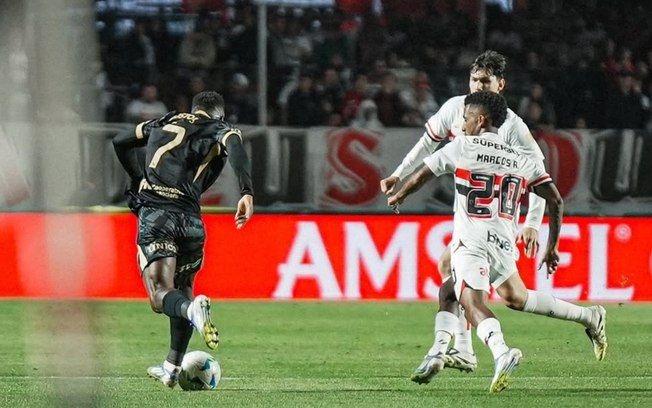 São Paulo e Atlético Nacional empatam, decidindo a classificação nos pênaltis. Reprodução: iG Esporte