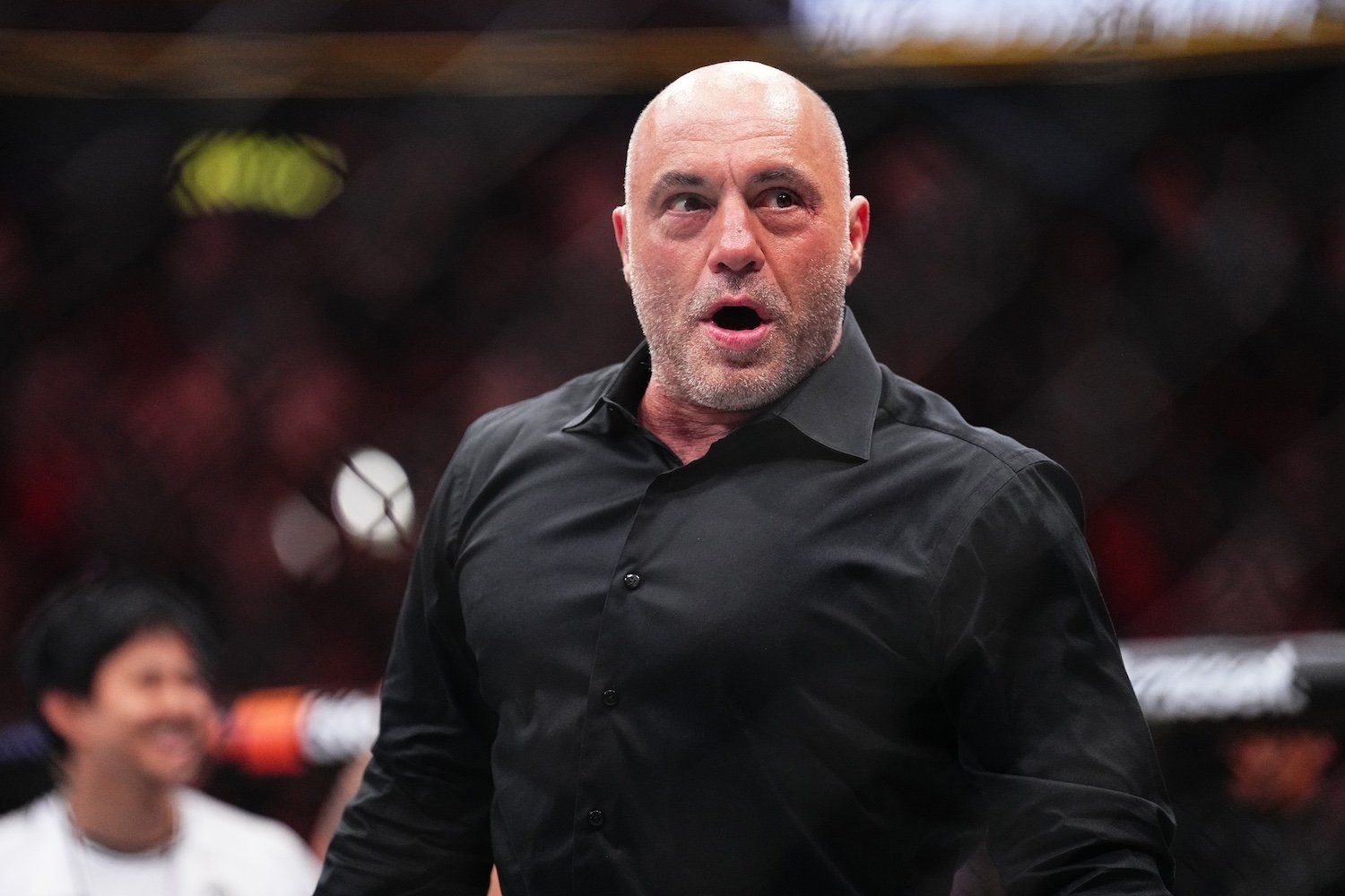 Joe Rogan critica as táticas de deportação agressivas de Donald Trump em seu podcast. Reprodução: Gizmodo