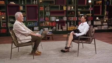 Isis Valverde discute seu casamento e a relação com seus filhos durante participação no 'Conversa com Bial'. Reprodução: Globo
