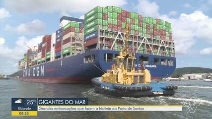 Projeto leva o Porto de Santos para as escolas com óculos 3D. Reprodução: Retorno do item 11