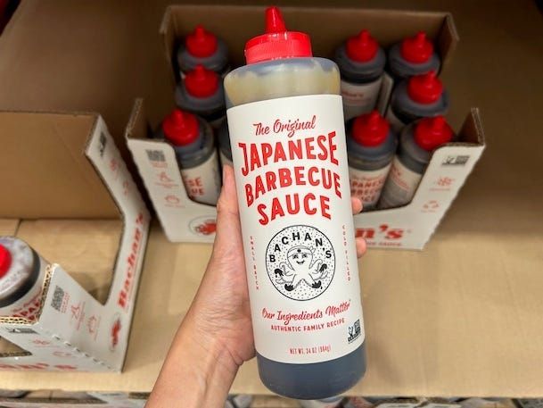 A popular Japanese barbecue sauce, ideal for marinar carnes e peixes.; Legenda da imagem. Reprodução: Business Insider